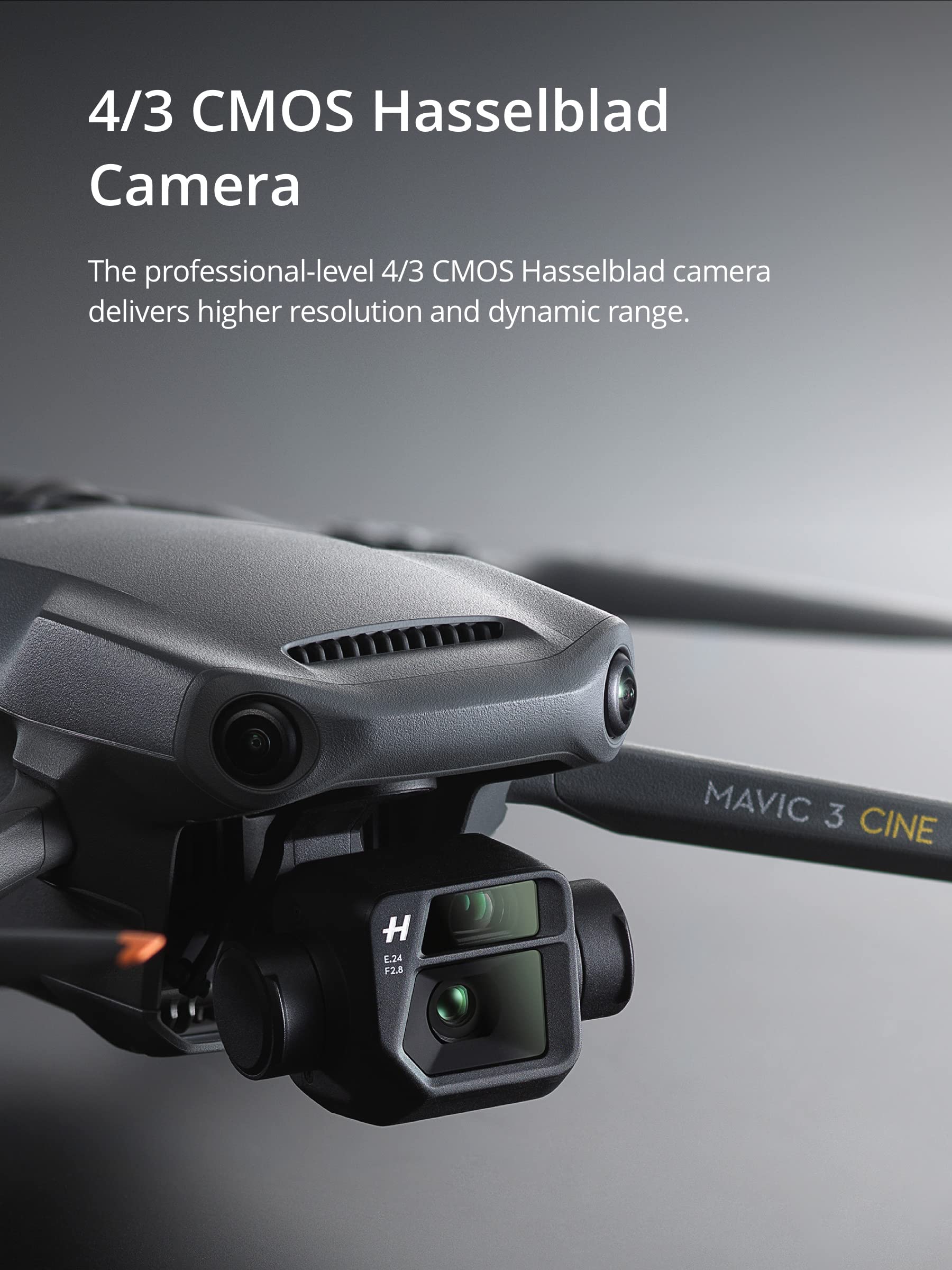 DJI - Mavic 3 Cine Premium Combo Quadcopter with RC Pro (Renewed)