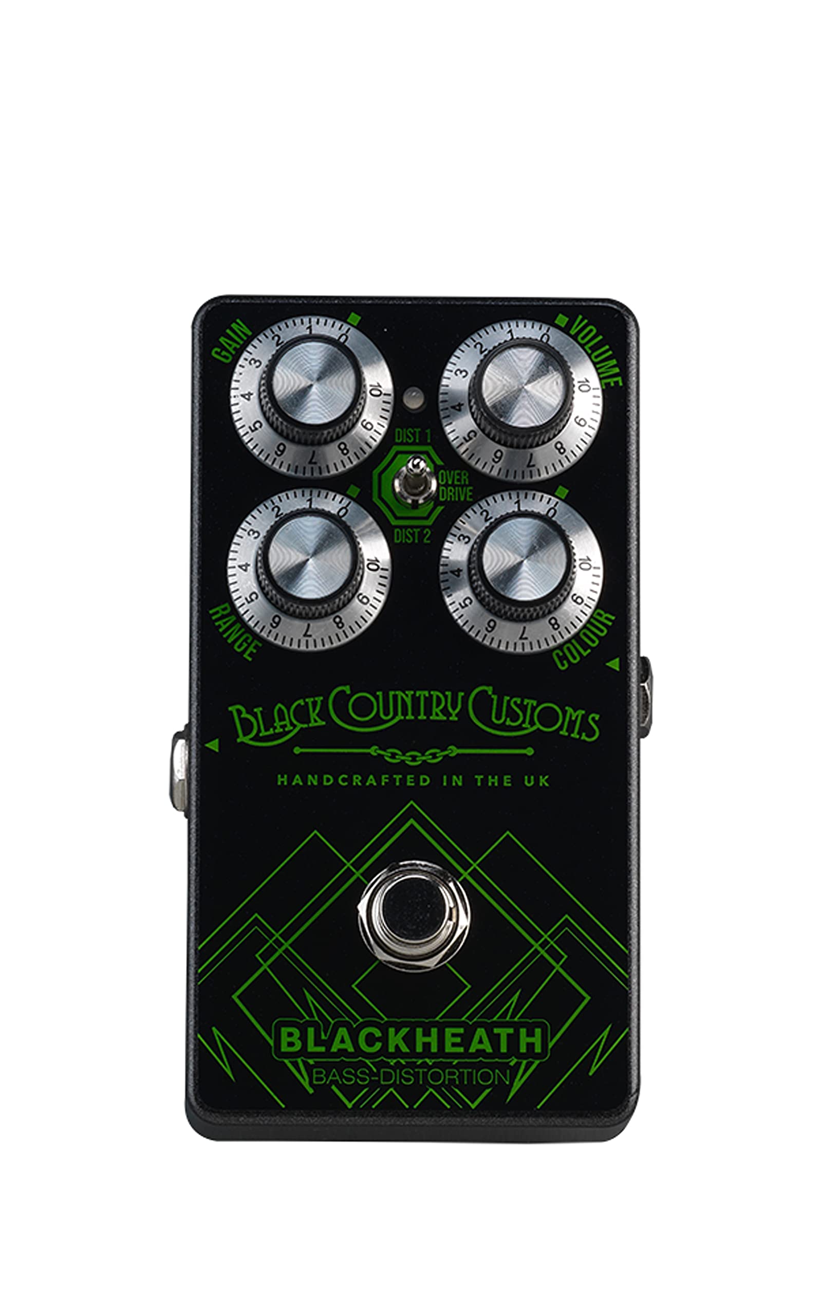 Laney Black Country Customs Blackheath Boutique Bass Effect Pedal Distortion, BCC