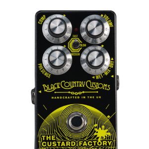 Laney Black Country Customs The Custard Factory Compressor Boutique Bass Effect Pedal, (BCC-TCF)