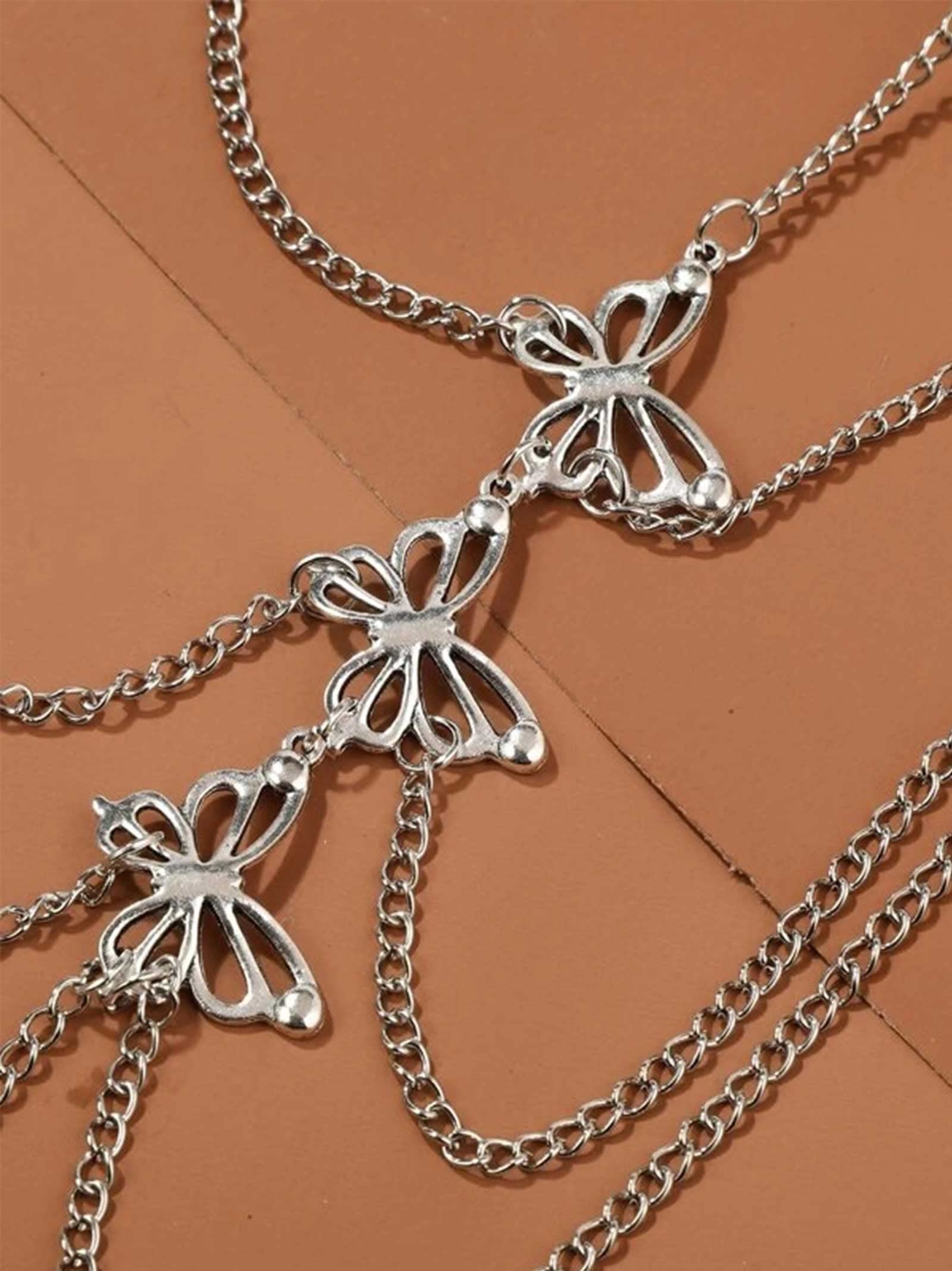 Your Always Charm Body Chain Jewelry for Women Leg Chain Thigh Chain Belly Waist Chain Leg Harness Body Gift for Rave 0utfits for Women