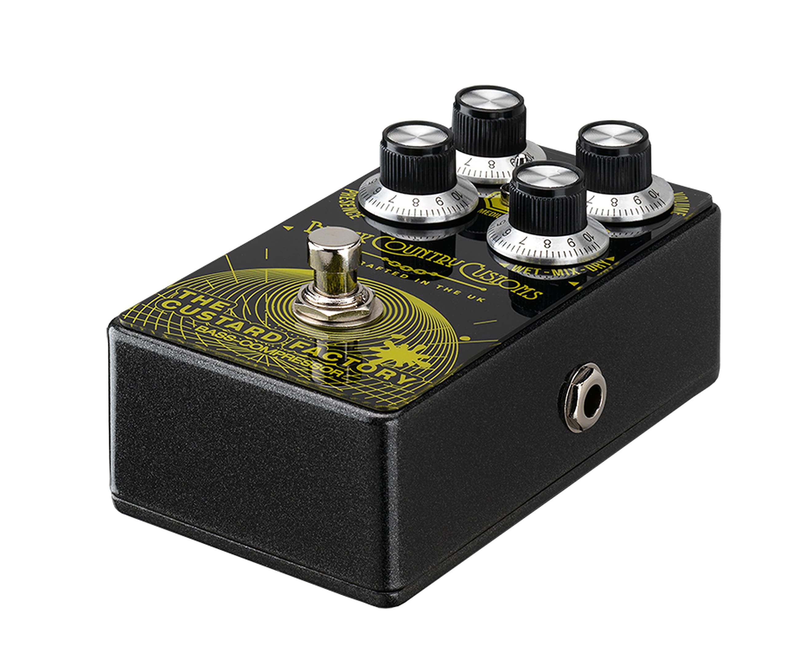 Laney Black Country Customs The Custard Factory Compressor Boutique Bass Effect Pedal, (BCC-TCF)