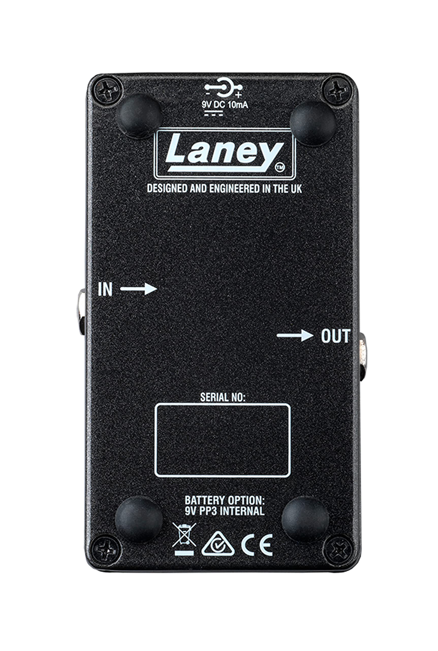 Laney Black Country Customs Blackheath Boutique Bass Effect Pedal Distortion, BCC