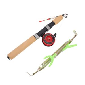 Ice Fishing Suit Fishing Supply Ice Fishing Rod Short Fishing Rod Winter Fishing Rod Outdoor Supply Ice Fishing Tool Fishing Accessory Compact Fishing Pole Lure Fishing Rod