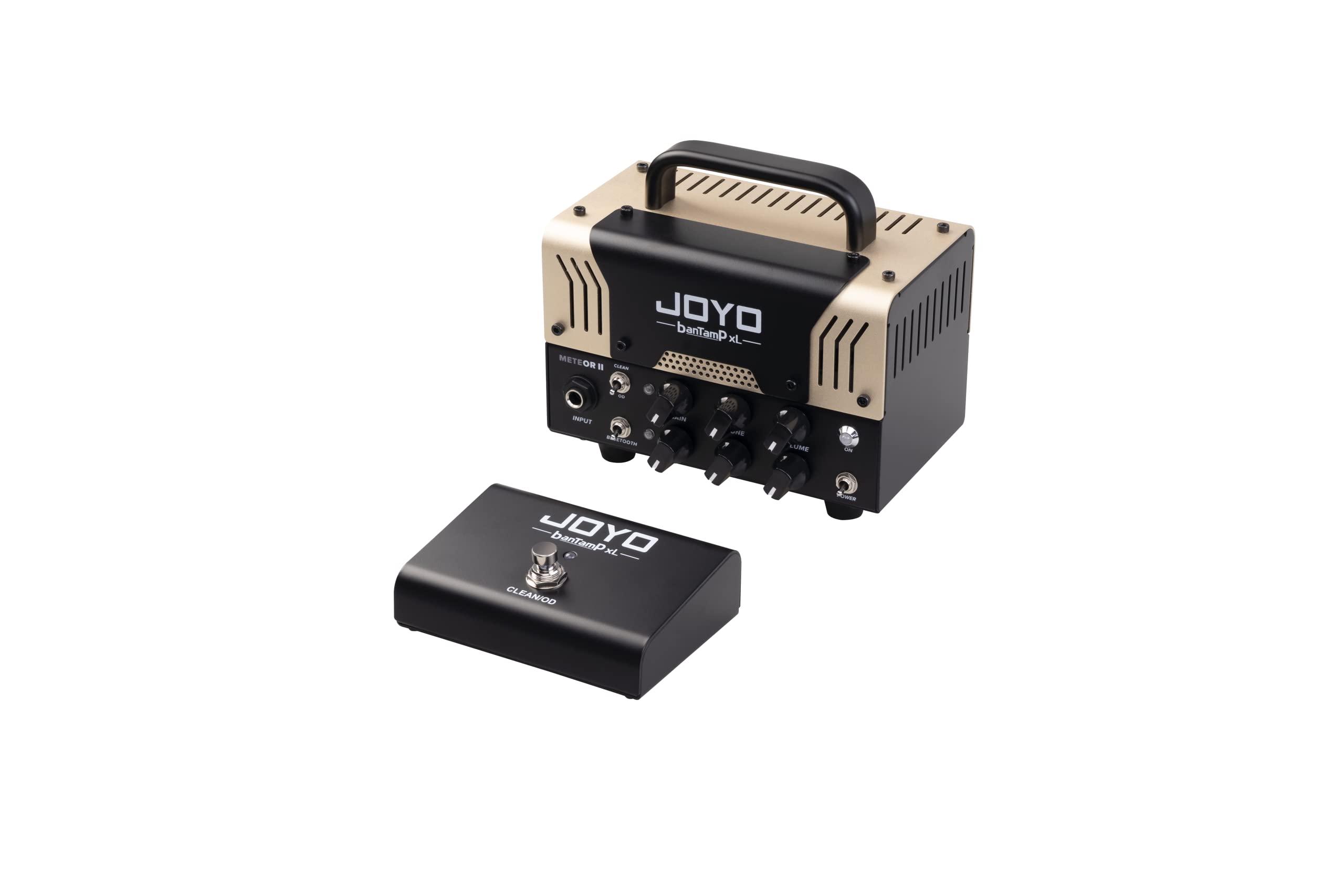 JOYO Meteor II BanTamp XL Series Mini Amp Head 20 Watt Preamp 2 Channel Hybrid Tube Guitar Amplifier with Bluetooth for Electric Guitar