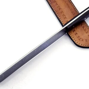 UK UNIQUE SHARP KNIVES BK-782 Handmade Stainless steel 15Inches Full Tang Hunting Knife - Beautiful Wenge Wood Handle