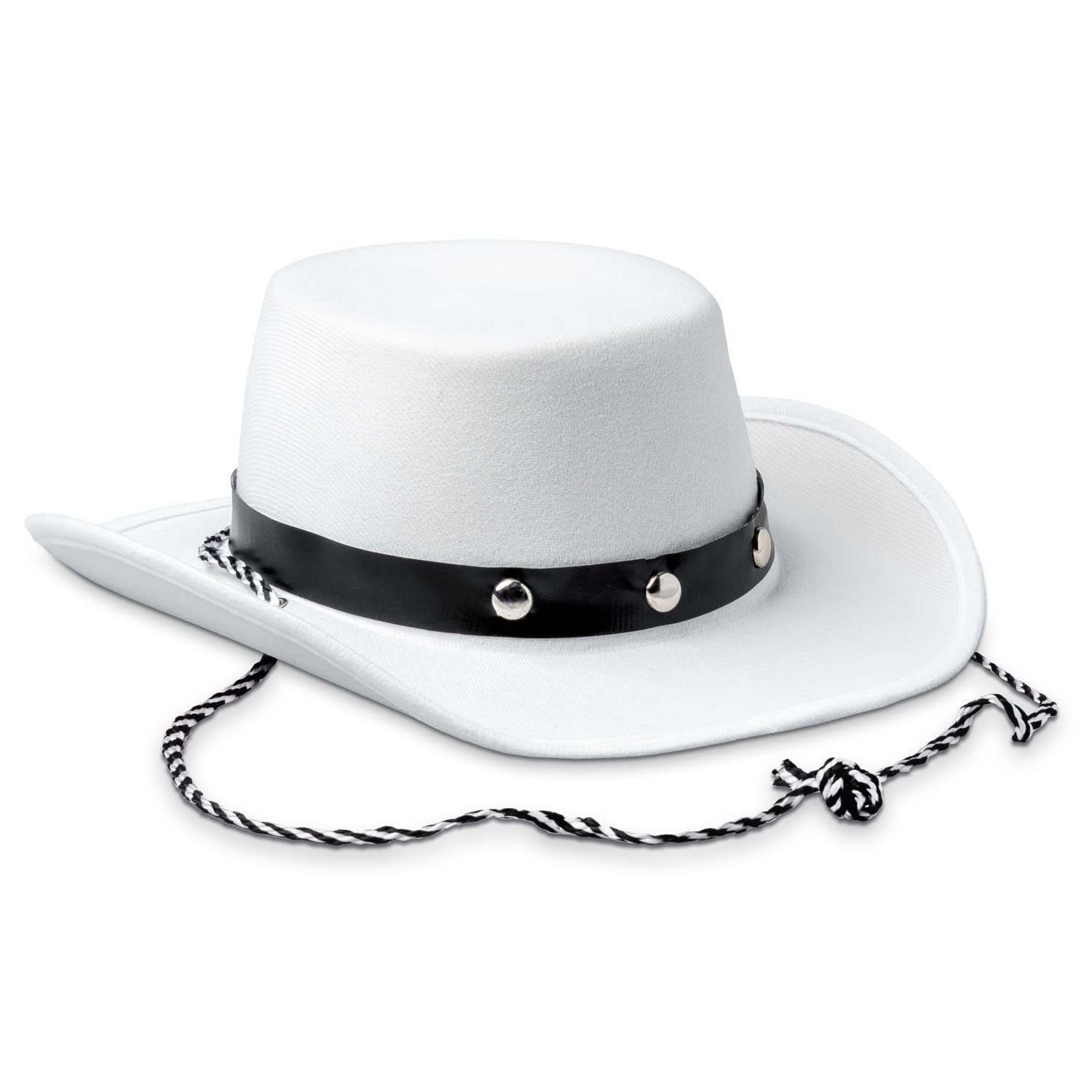 Baby sized Cowboy hat,Baby Cowgirl Hats White 1 Piece , Infant Party Cowboy Hats Size Small Cowboy Hats for Toddler - 20” Circumference – One Size Fits Most – Western Cowboy Costume Accessories