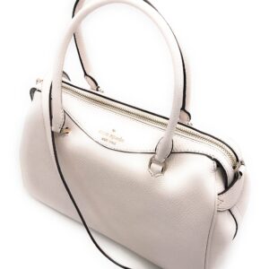 Kate Spade New York Mimi Leather Satchel (Parchment) (Parchment)