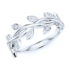 prstani sterling silver twisted olive branch leaf round brilliant genuine moissanite promise ring wedding band for women (11)