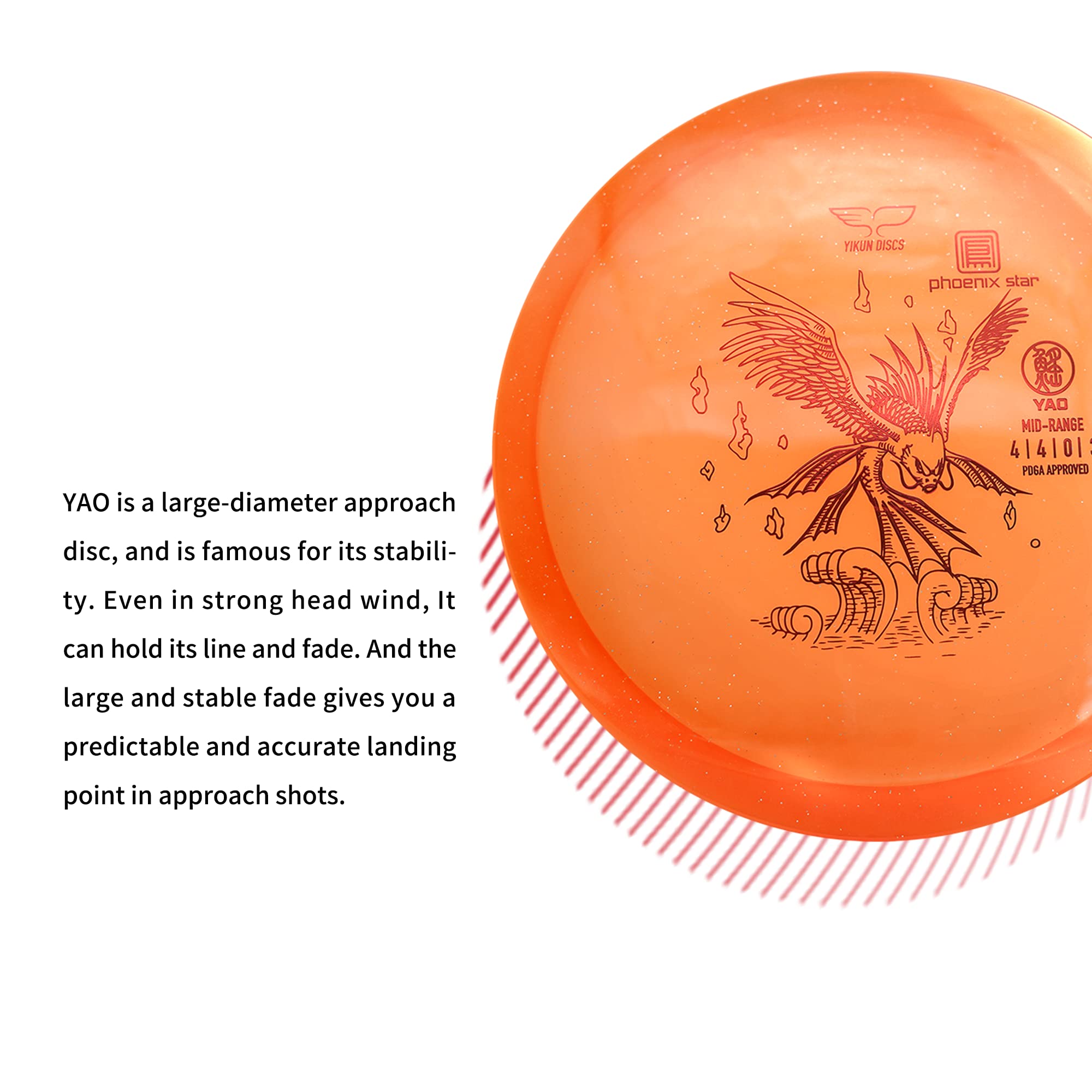 Yikun Disc Golf Disc Starter Set 3pcs Includes Golf Disc Driver Mid-Range Putter Disc Golf Set Beginner 165-176g Premium Disc Golf Set for Competition