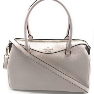 Kate Spade New York Mimi Leather Satchel (Parchment) (Parchment)