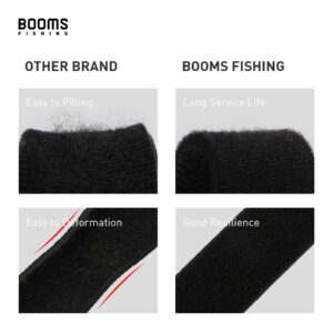 Booms Fishing PB4 Fishing Rod and Reel Case 4.4ft~5ft and RS3 Fishing Rod Wrap Pole Straps 9.6" 6pcs