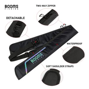 Booms Fishing PB3 Fishing Rod Case 6.4ft~7ft and RS3 Fishing Rod Wrap Pole Straps 9.6" 6pcs