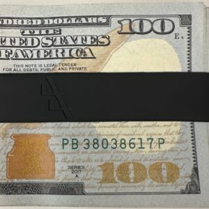 Rubber Money Bands for Cash (3), Wallet Money Clip Alternative (Black)