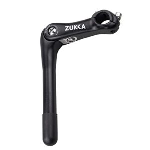 ZUKKA Quill Stem Adjustable 22.2 mm Alloy Alum 110mm Bike Handlebar Riser Extension for Mountain Road Bicycles