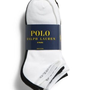 POLO RALPH LAUREN 8pk Outlined Logo no show Athletic Socks