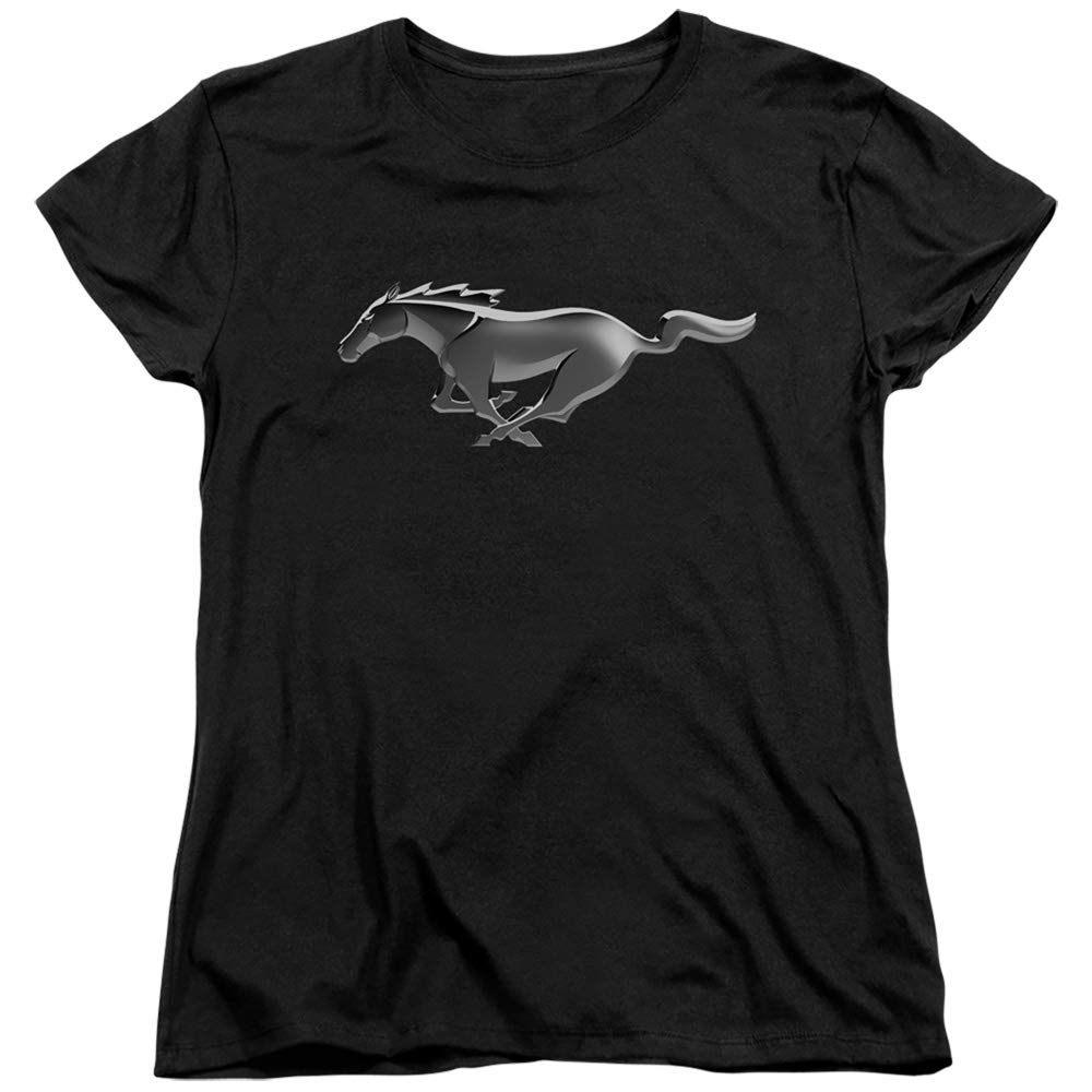 Ford Mustang Modern Mustang Women's T Shirt (2X-Large) Black