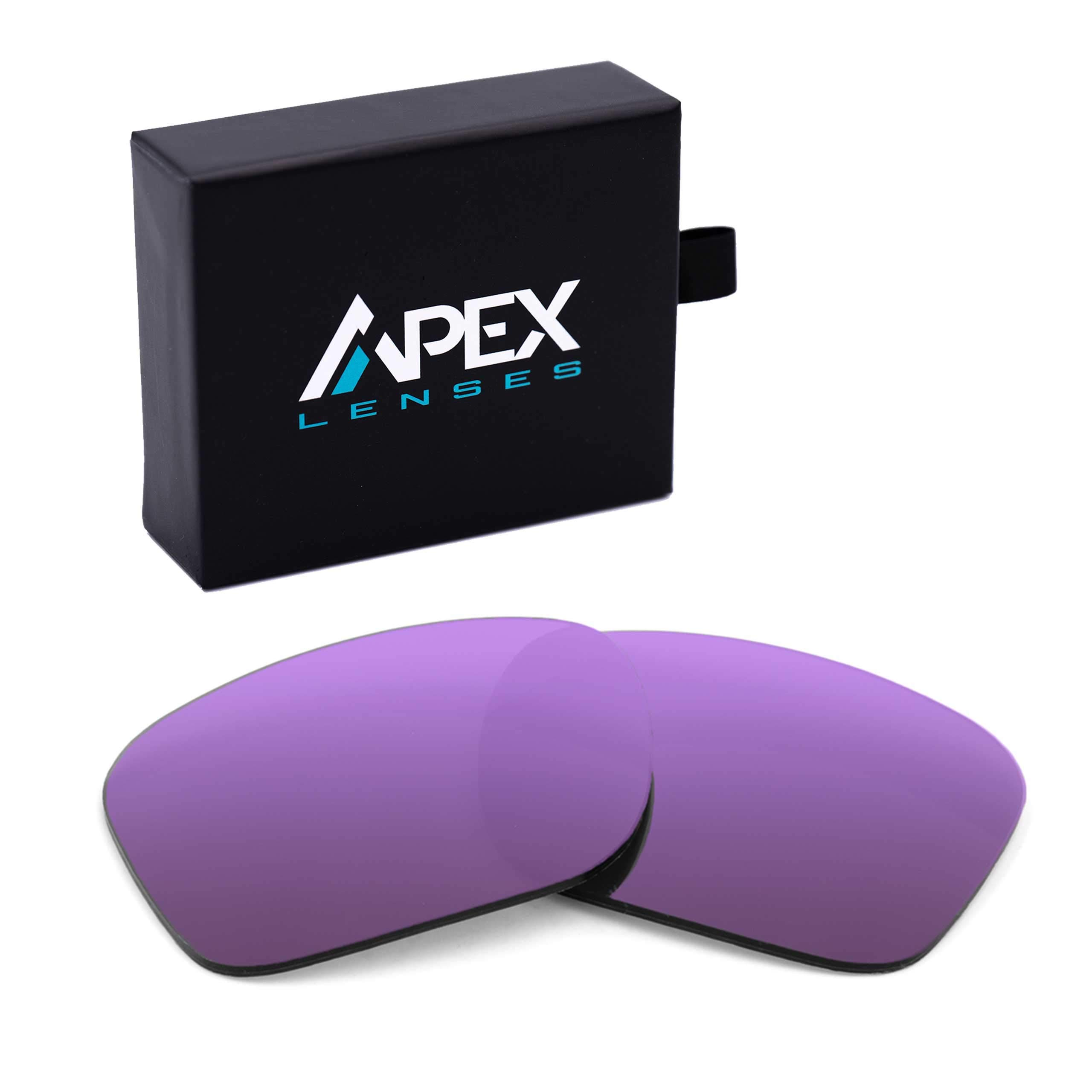 Apex Lenses Polarized PRO Replacement Lenses for Tom Ford TF500 Andrew Sunglasses (Purple)