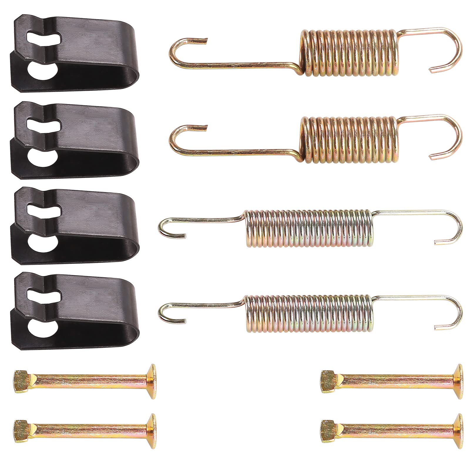 10L0L Brake Shoes Spring Kit for Club Car DS Precedent Golf Carts 1980-UP, Replace OEM#1018163-01 1011466