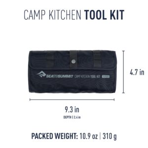 Sea to Summit Camp Kitchen Tool Kit 10-Piece Cooking Utensil and Clean-Up Kit