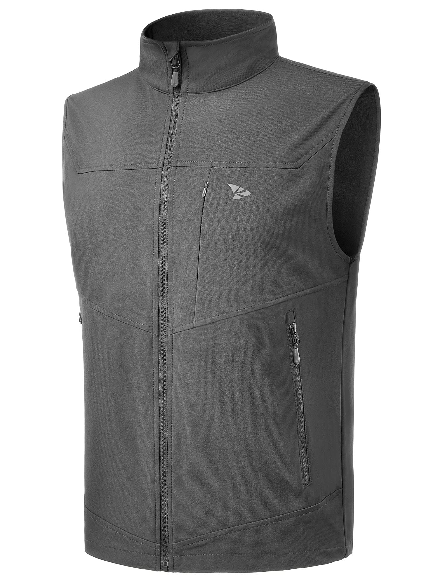 Rodeel Men's Lightweight Golf Vest Windproof Sleeveless Cycling Jacket