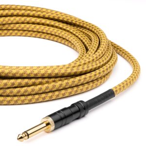 Gig Snake 10FT Yellow & 10FT Blue Guitar Cable Bundle