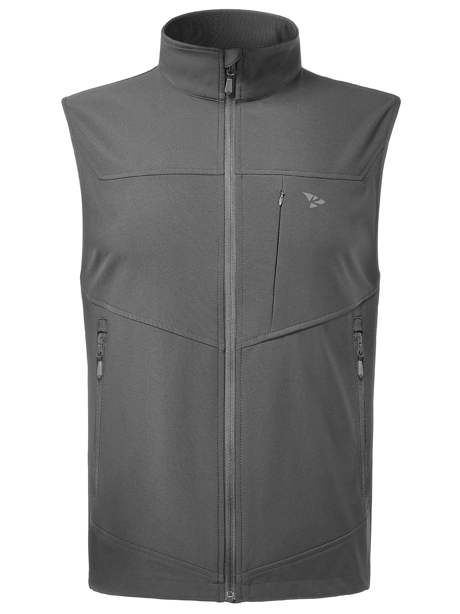 Rodeel Men's Lightweight Golf Vest Windproof Sleeveless Cycling Jacket