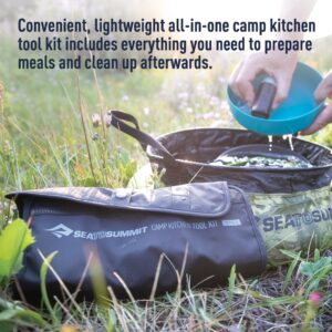 Sea to Summit Camp Kitchen Tool Kit 10-Piece Cooking Utensil and Clean-Up Kit