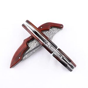 JEABROTHER VG10 Damascus Knife Mechanical Folding Knife Fixed Blade Outdoor Tool Knife