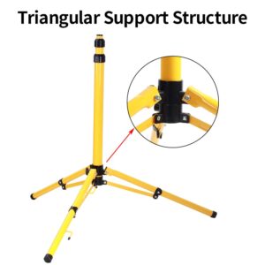 SOPOGER Archery Target Stand for Backyard Adult, Adjustable Target Stands for Outdoors Range Practice Shooting, Durable Archery Stand Steel Brackets for EVA Foam Straw Targets (Target Stand)