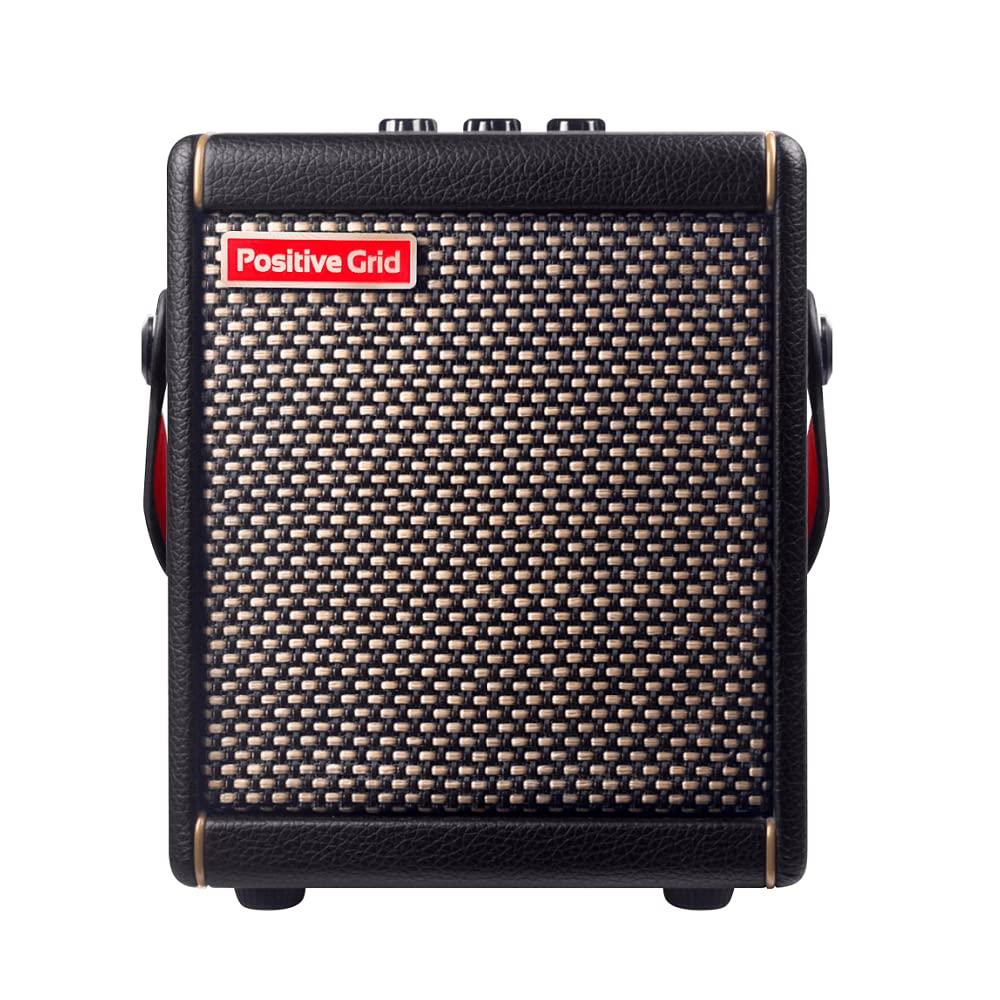 Positive Grid Spark MINI 10W Portable Smart Guitar Amp & Bluetooth Speaker with App for Playing Guitar at Home or Travel (Black)