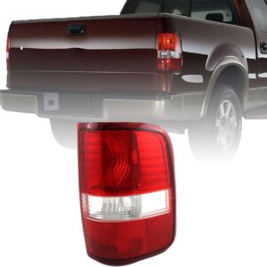 UPPARTS Tail Light Assembly Replacement For 2004 2005 2006 2007 2008 Ford F150 Passenger Side - DOT, ISO Compliant - Includes Lens and Housing - Direct Fitment - Rear Brake Light Replacement