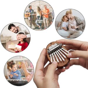 KMDJG Kalimba 8 Key exquisite Finger Thumb Piano, Musical Good Accessory Pendant Finger Piano Gift for Kids MUSIC001 0