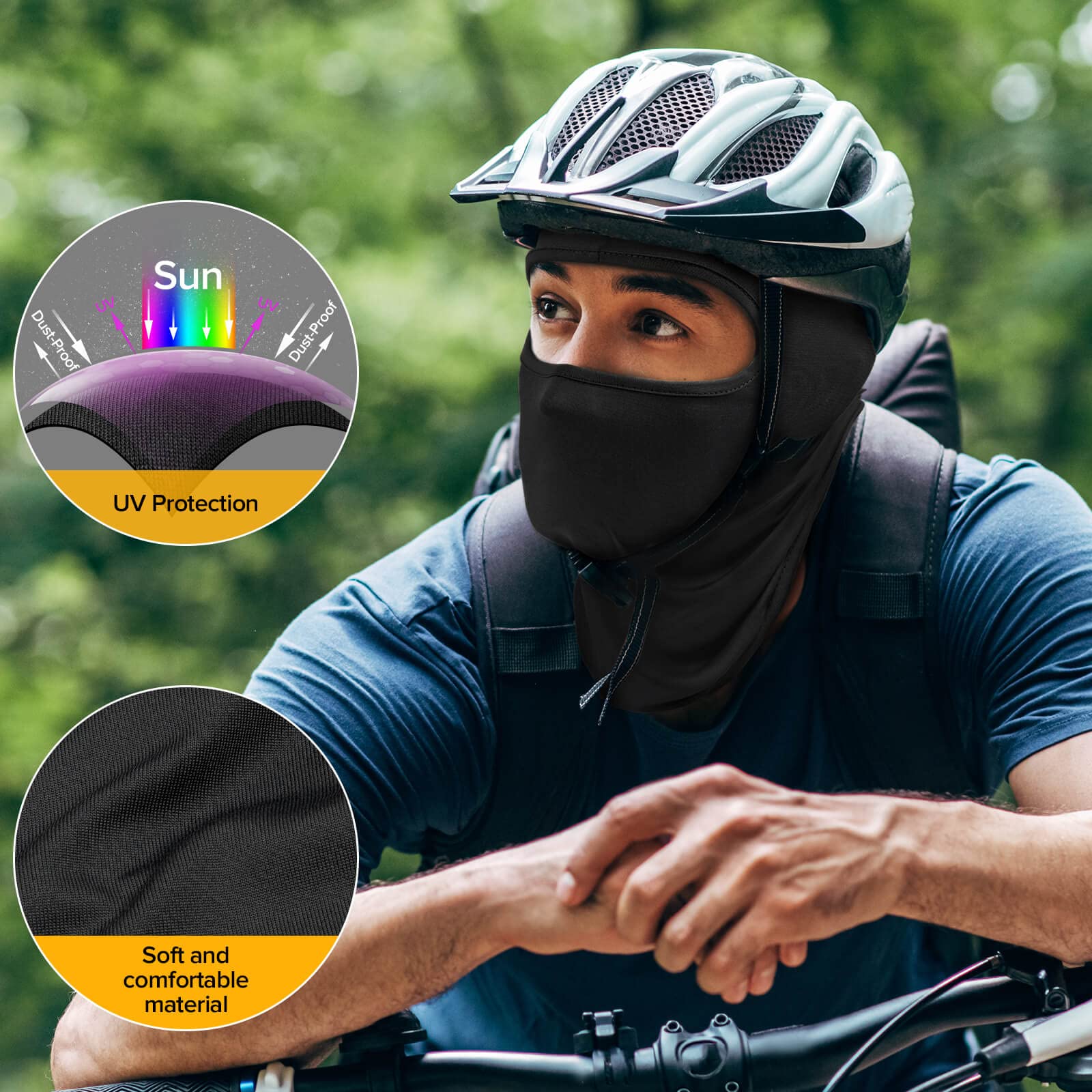 Balaclava Winter Ski Face Mask Breathable Windproof Thermal for Motorcycle Riding Cycling in Cold Weather