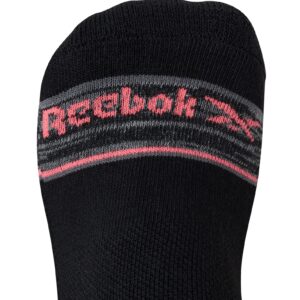 Reebok Women's Quarter Socks - 12 Pack Performance Arch Support Ankle Socks - Cushioned Athletic Socks for Women (Size: 4-10), Size 4-10, Black Multi