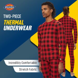 Dickies Mens Long Johns Thermal Underwear Set, 2 Piece Cold Weather Base Layer Set for Men