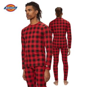 Dickies Mens Long Johns Thermal Underwear Set, 2 Piece Cold Weather Base Layer Set for Men