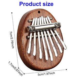 KMDJG Kalimba 8 Key exquisite Finger Thumb Piano, Musical Good Accessory Pendant Finger Piano Gift for Kids MUSIC001 0