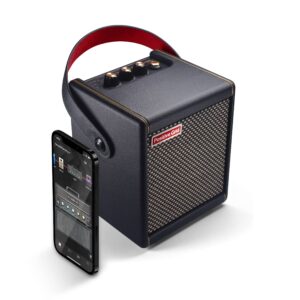 Positive Grid Spark MINI 10W Portable Smart Guitar Amp & Bluetooth Speaker with App for Playing Guitar at Home or Travel (Black)