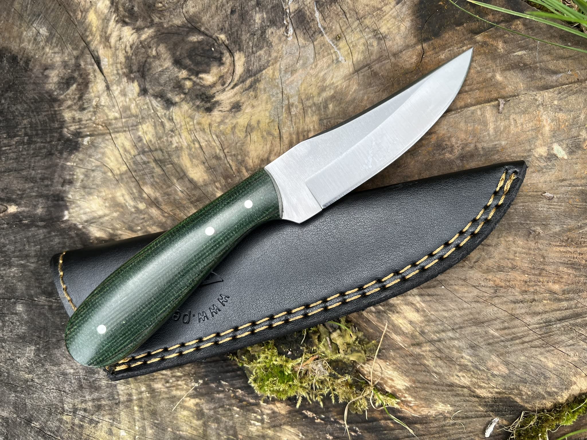 Perkin Knives Handmade Hunting Knife Fixed Blade Hunting Knife Bushcraft Knife Full Tang PS150