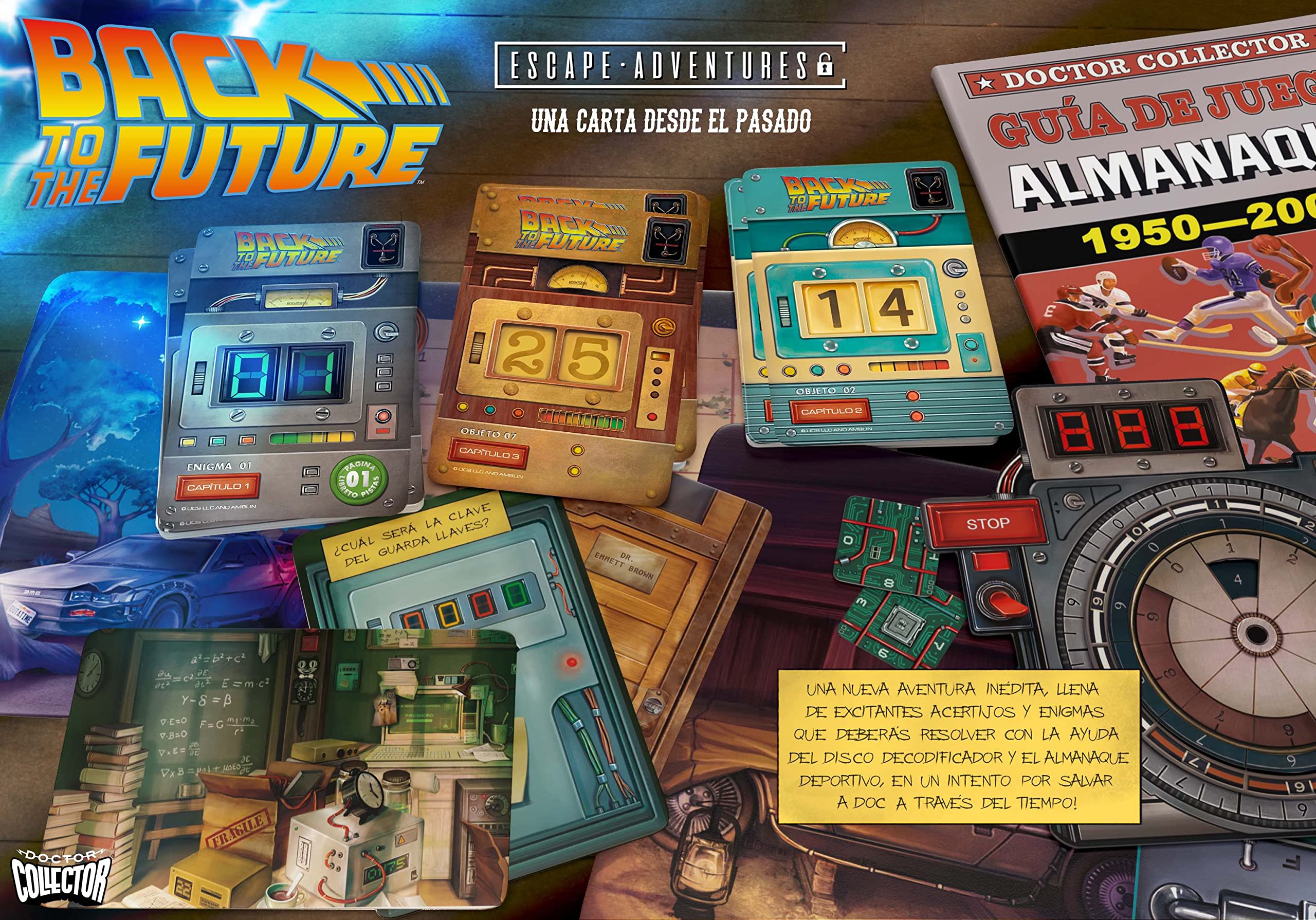 Doctor Collector Back to The Future A Letter from The Past-Escape Adventure Game, Multicolor, DCBTTF07