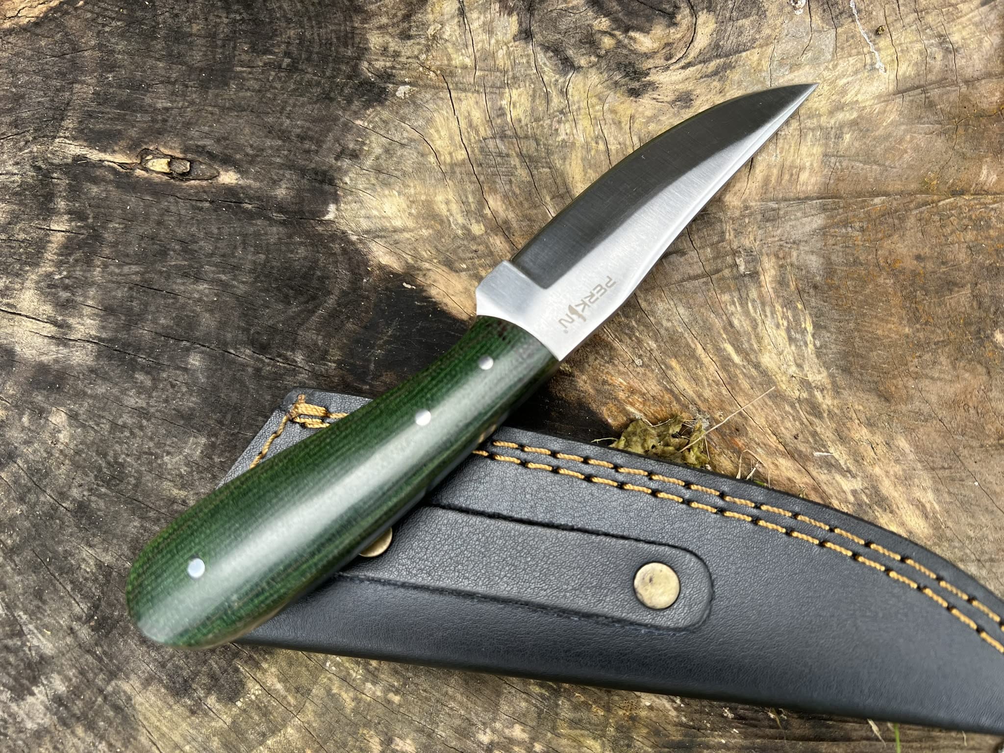 Perkin Knives Handmade Hunting Knife Fixed Blade Hunting Knife Bushcraft Knife Full Tang PS150