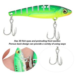 Demeras VIB Lure, Sticker Scale Flexible Using Fishing Lures for Freshwater