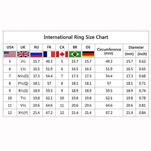 Women's Mother's Day Elegant Wedding Band Ring Promise Rings for Women -Fingering Cubic Zirconia Gemstone Flower Carving Alloy Wedding Rings Band Jewelry Gifts Size 6-11 (Silver, 11)