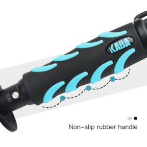 Kaba Fish Lip Gripper with Scale, Saltwater Fish Grabber Tool 40 Pound Stainless Steel Fishing Lip Grabber Grip Professional Fishing Gear and Equipment Blue