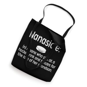 Hockey Nana Definition Ice Hockey Nana Grandma Tote Bag