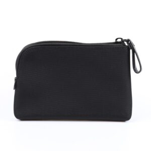 SMARTHAIR Coin Purse Change Wallet Pouch Nylon Card Holder for Women,Black,YS004