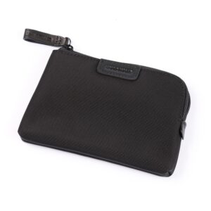 SMARTHAIR Coin Purse Change Wallet Pouch Nylon Card Holder for Women,Black,YS004