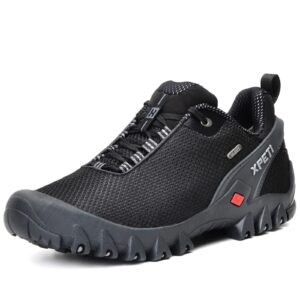 XPETI Men’s Terra Low Hiking Shoes (Black)