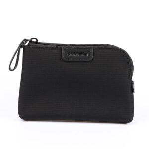 smarthair coin purse change wallet pouch nylon card holder for women,black,ys004