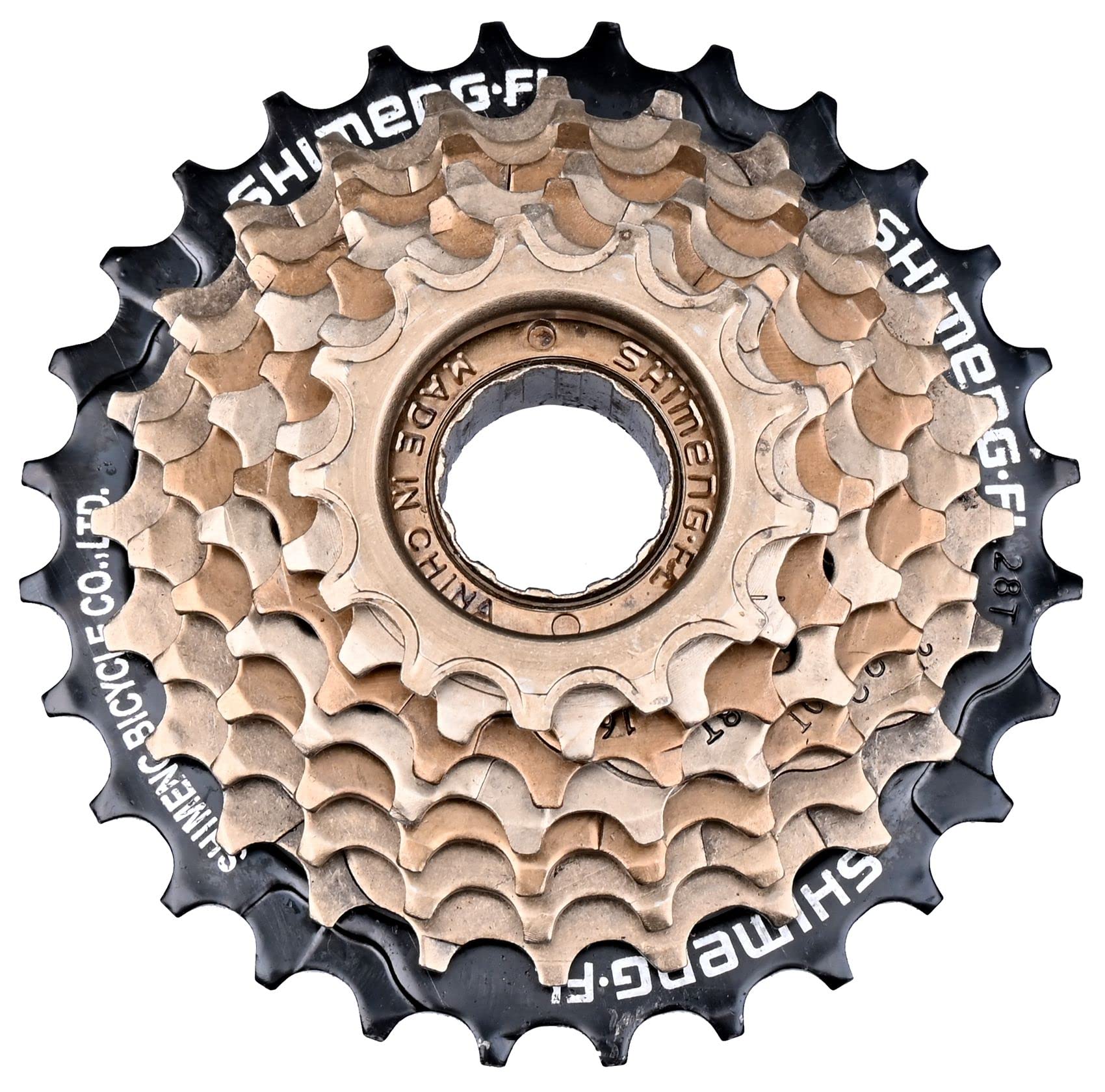 FOMAS Mountain Bike Freewheel,MTB Freewheel 7 Speed,13-28T, Freewheel Screw On, Beach Cruiser,Fat Tire Bike,Cargo Bike,E-Bike Freewheel.